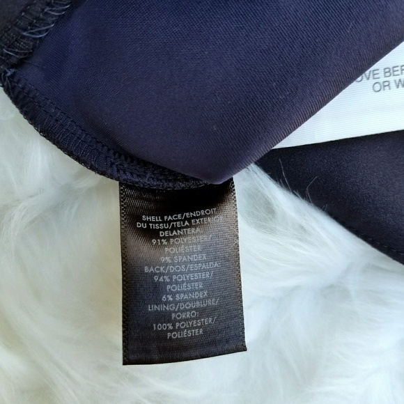 ANN TAYLOR BLUE PEPLUM Top Sz Xs - Picture 4 of 7